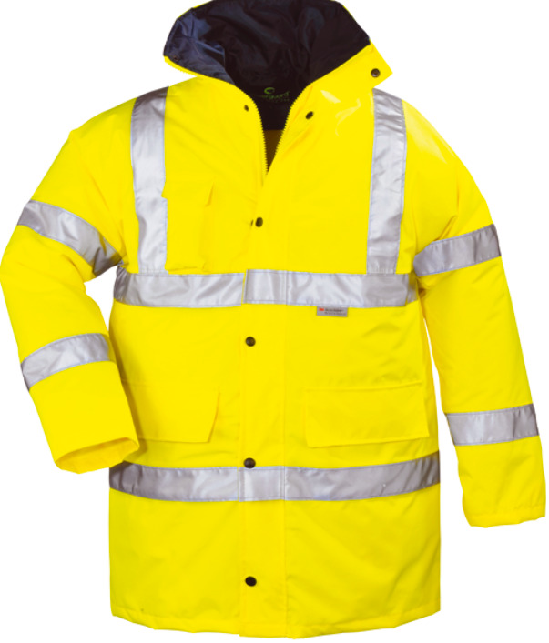 Sarı Hi-Vis Reflektif Mont - GOV-REF-002