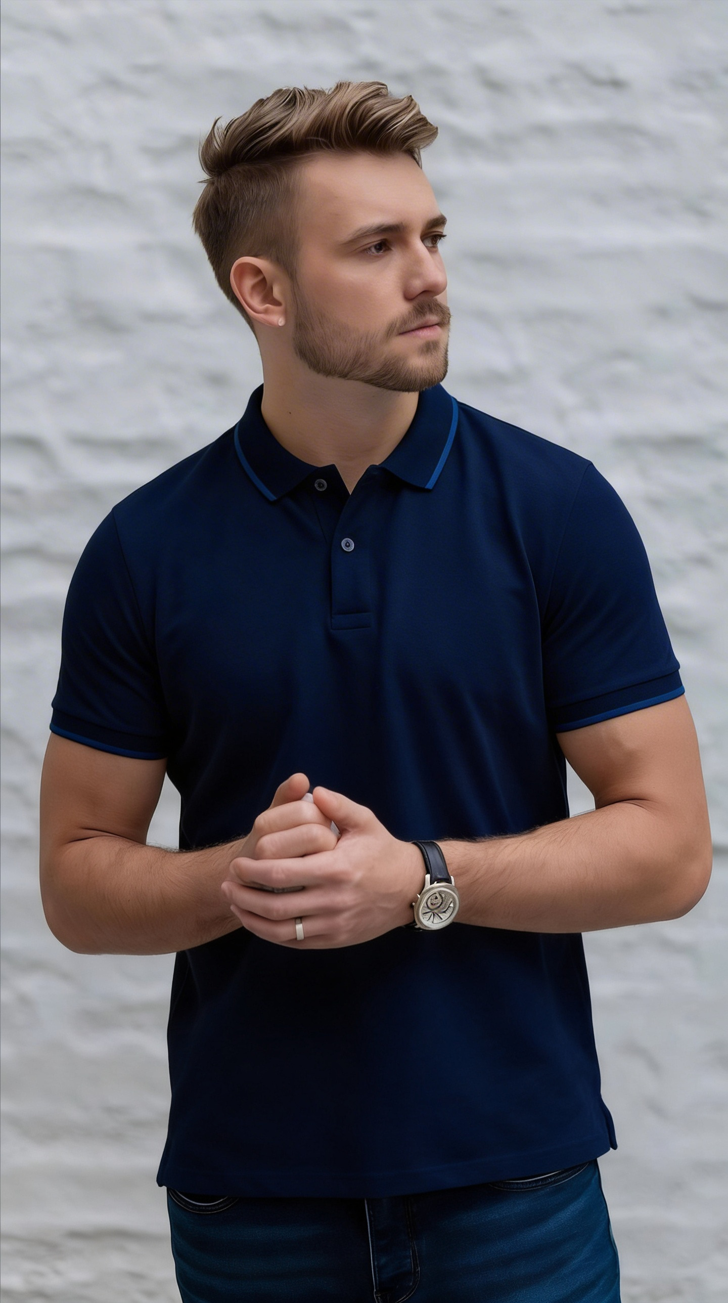 Polo T-Shirt Lacivert Cepli - GOV-TSP-007