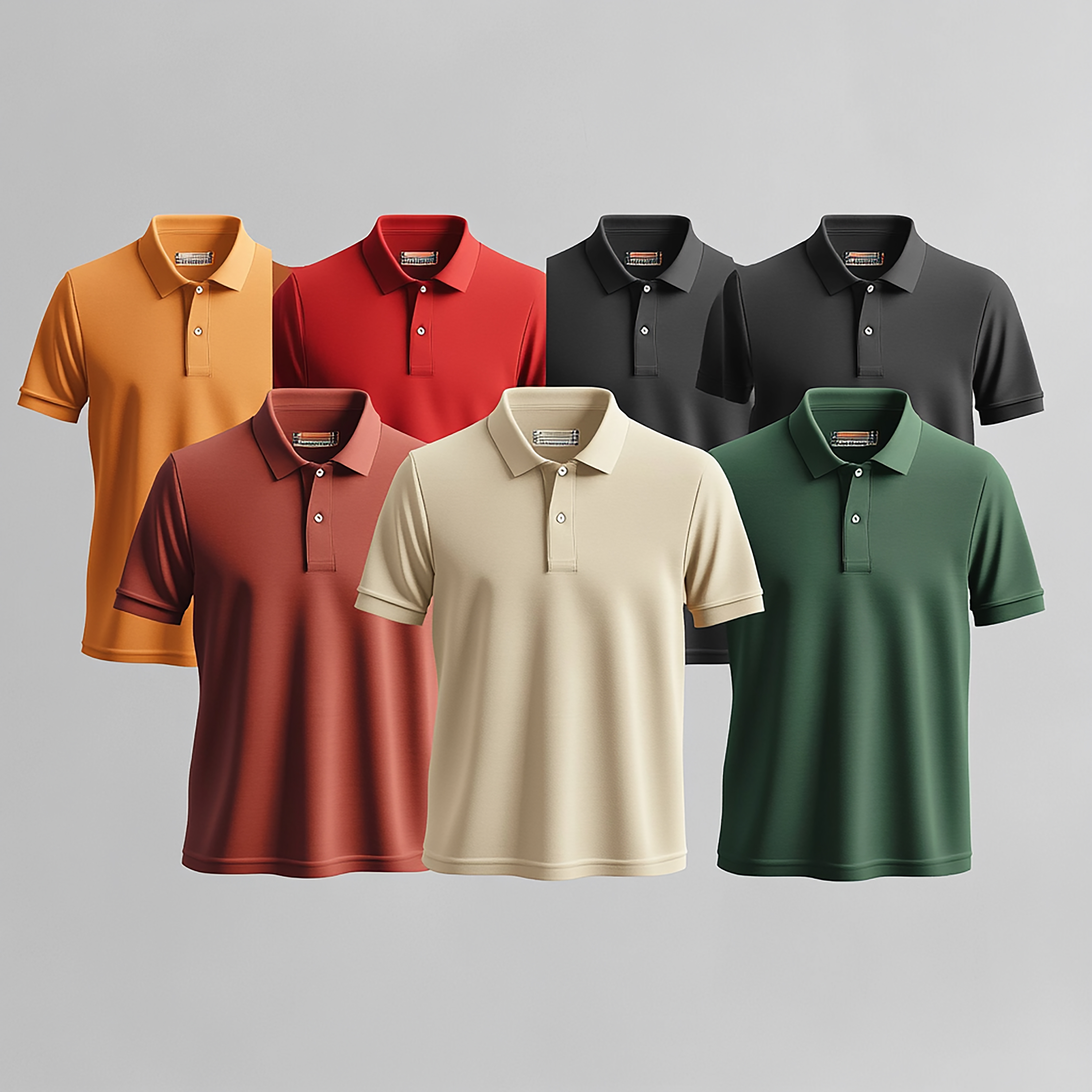 Polo T-Shirt Beyaz Kısa Kollu - GOV-TSP-009