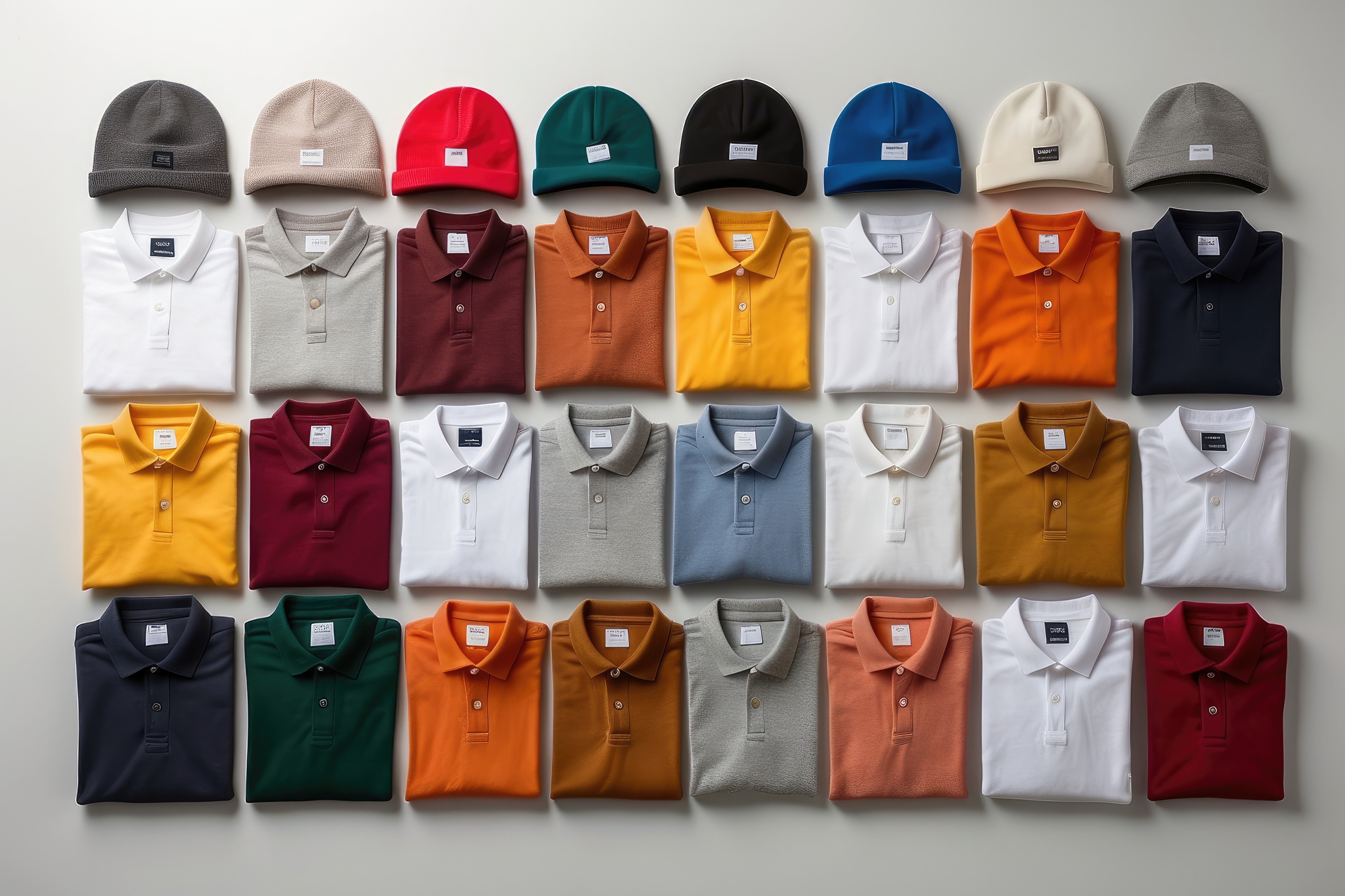 Polo T-Shirt Beyaz Kalın Pique - GOV-TSP-017